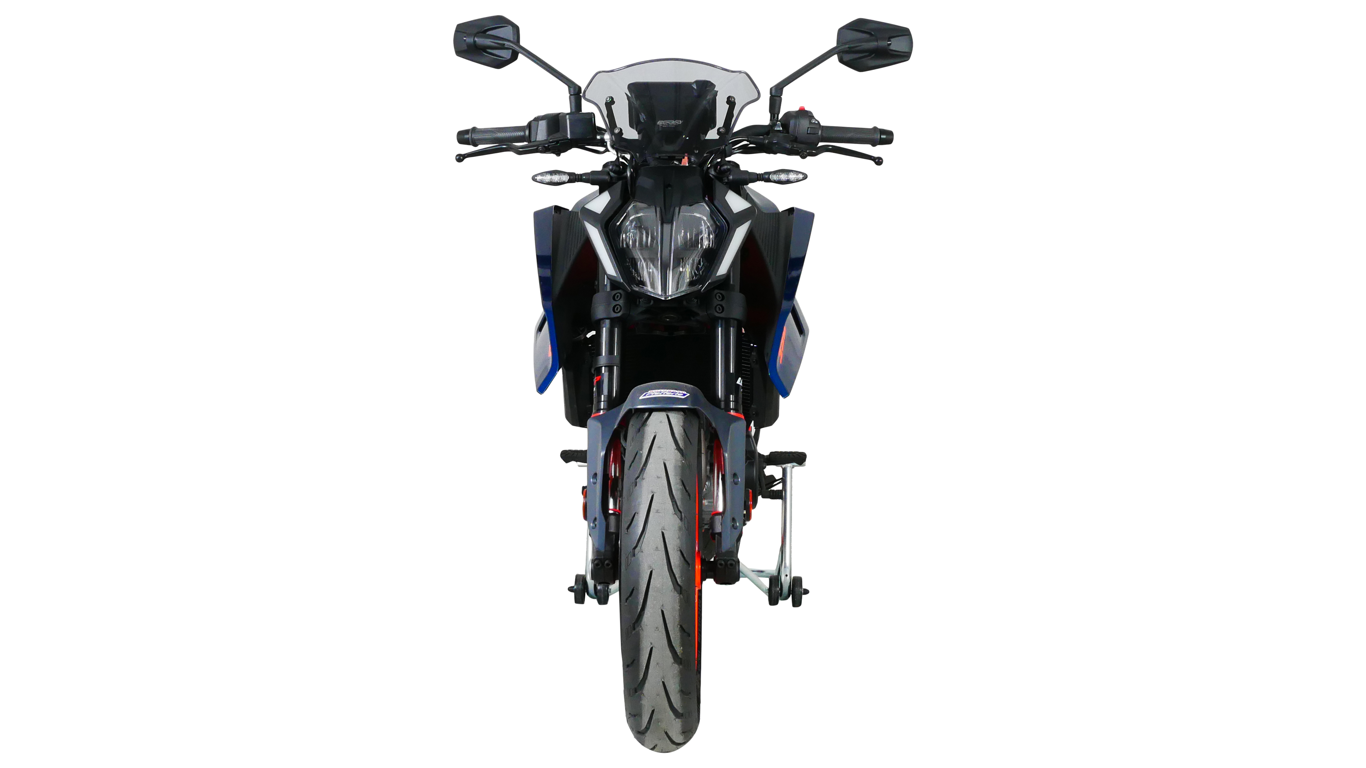 DUKE 390 - Sportscheibe "NSPM" 2024- - rauchgrau