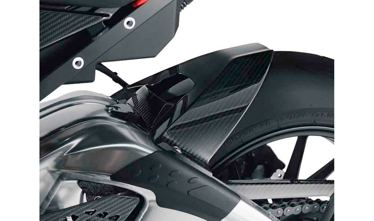 Original BMW HP Carbon Kotflügel Radabdeckung hinten für HP4 S1000RR bis 2018 S1000R