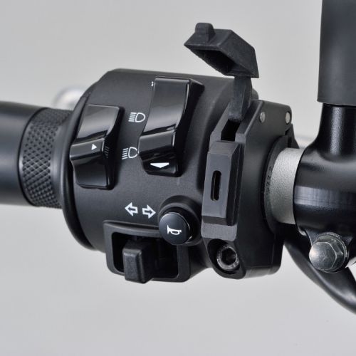 Daytona USB-C-Steckdose "Slim" 1fach, für 22,2 und 25,4 mm Lenker