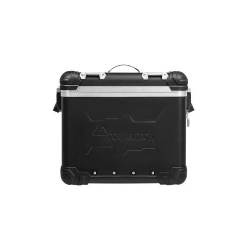 Motorrad Alukoffer ZEGA Evo And-Black, 31 Liter, links