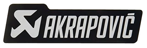 Akrapovic Aufkleber 150 mm hitzefest