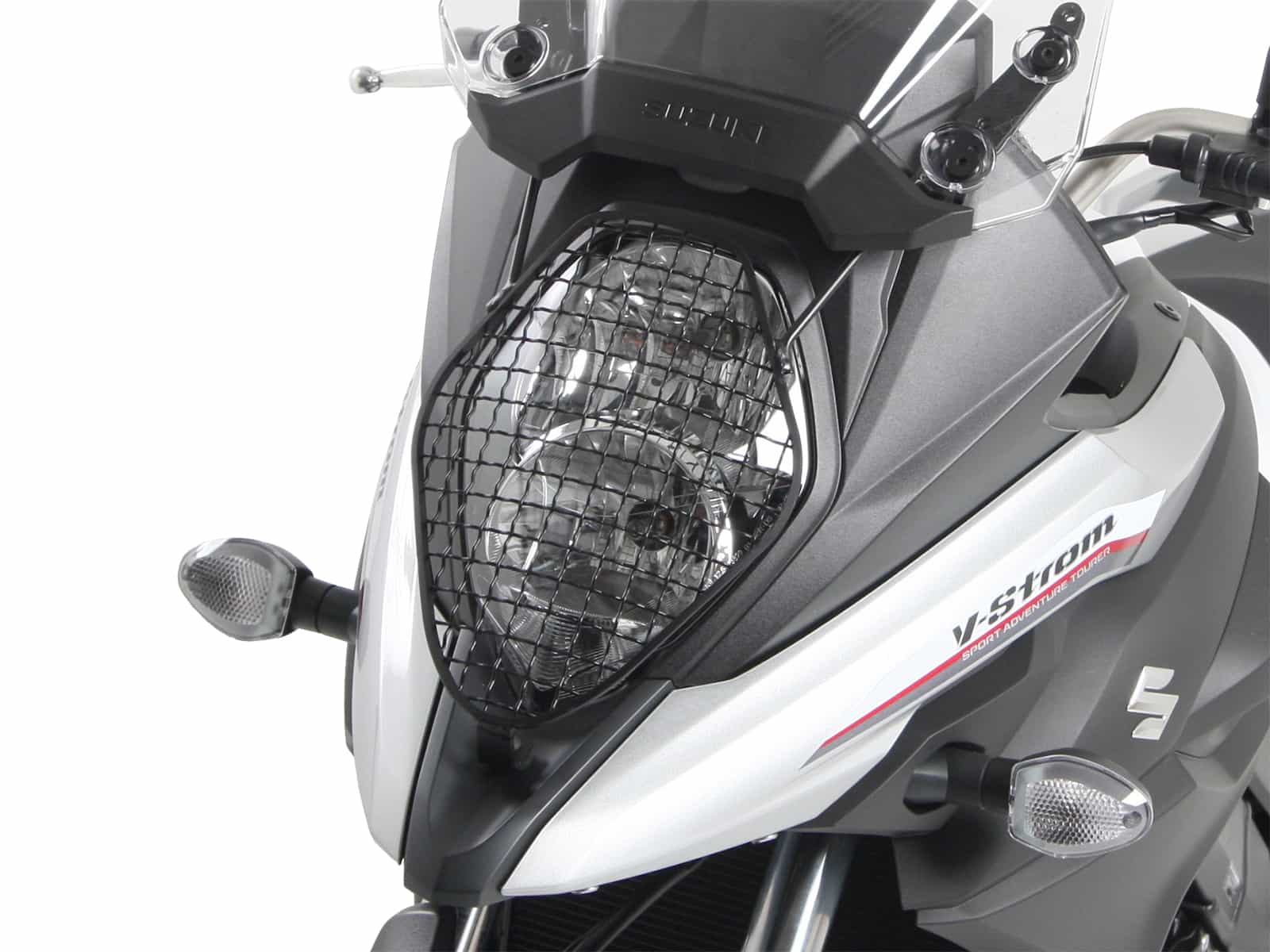 Lampenschutzgitter schwarz für Suzuki V-Strom 650/XT (2017-2025)
