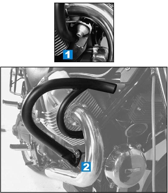 Motorschutzbügel chrom für Moto Guzzi C 940 Bellagio /Aquila Nera (2007-2014)