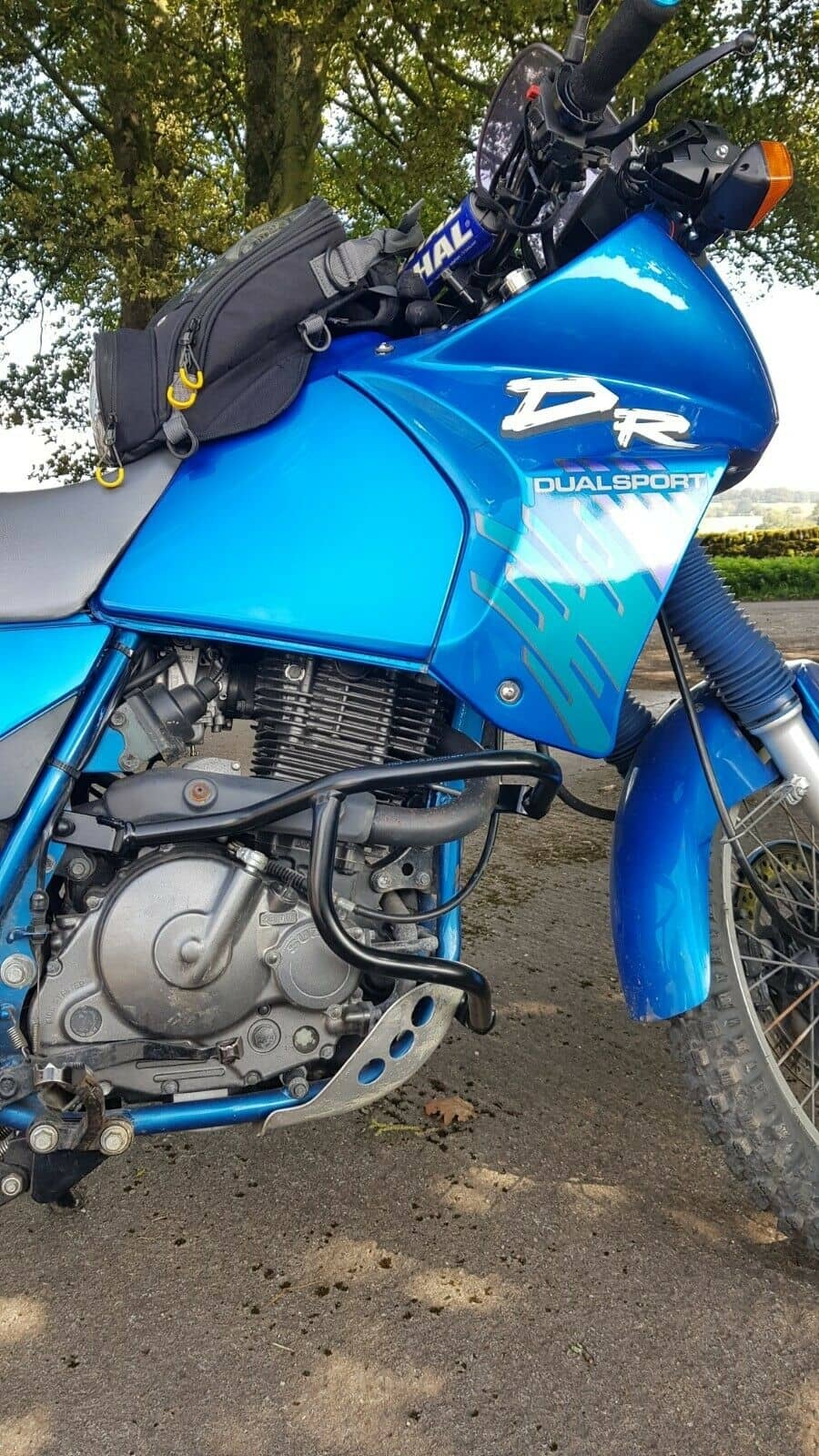 Motorschutzbügel schwarz für Suzuki DR 650 RS-E-START (1990-1996)
