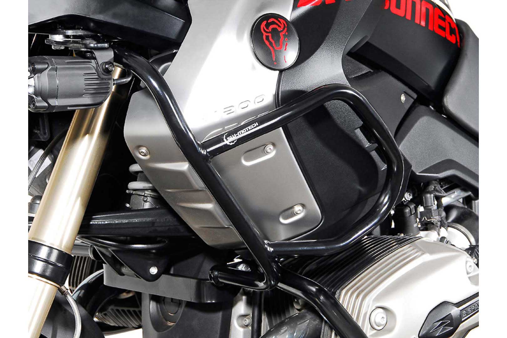 SW-Motech Oberer Sturzbügel Schwarz nur in Verbindung mit SW Motorbügel für BMW R1200GS (08-12)