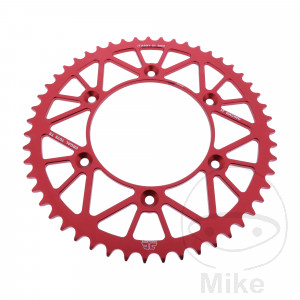 Alu-Kettenrad 51Z Teilung 520 rot JT Innendurchmesser 125 Lochkreis 150