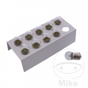Lampe 6V5W BA15S JMP Alternative: 7050860 Inhalt 10 Stück