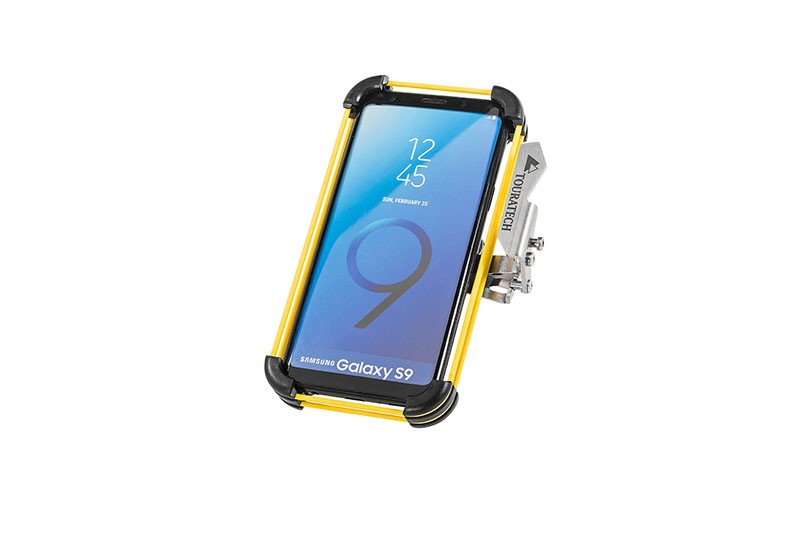 Lenkerhalterung "iBracket" für IPhone 12 / 12 Pro und Samsung Galaxy S8 / S9, Motorrad & Fahrrad