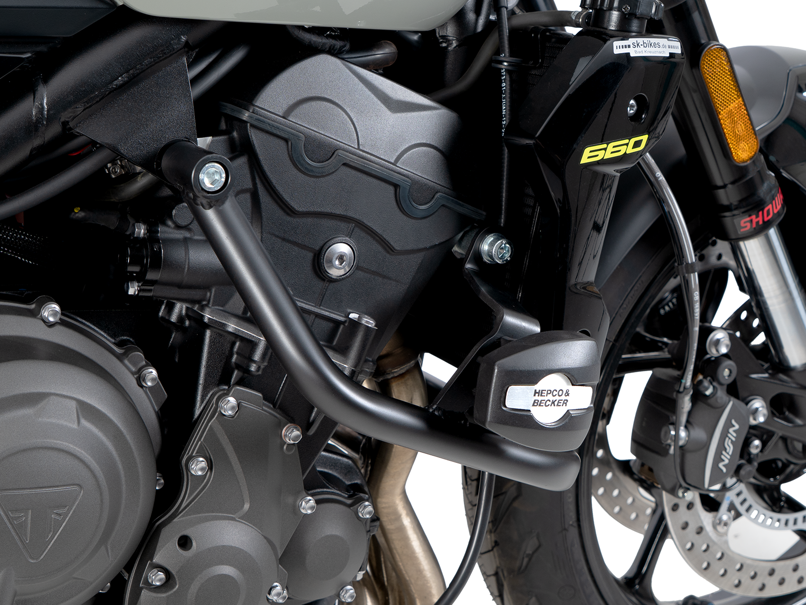 Motorschutzbügel inkl. Protectionpad schwarz für Triumph Trident 660 (2026-)
