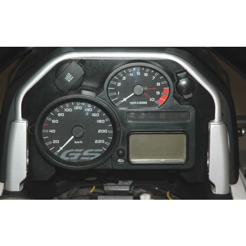 Cockpitblende 2 *Tachoeinheit* mit Bordnetz- und ZA-Steckdose BMW R1200GS (2008-2012)/R1200GS Adventure (2008-2013)