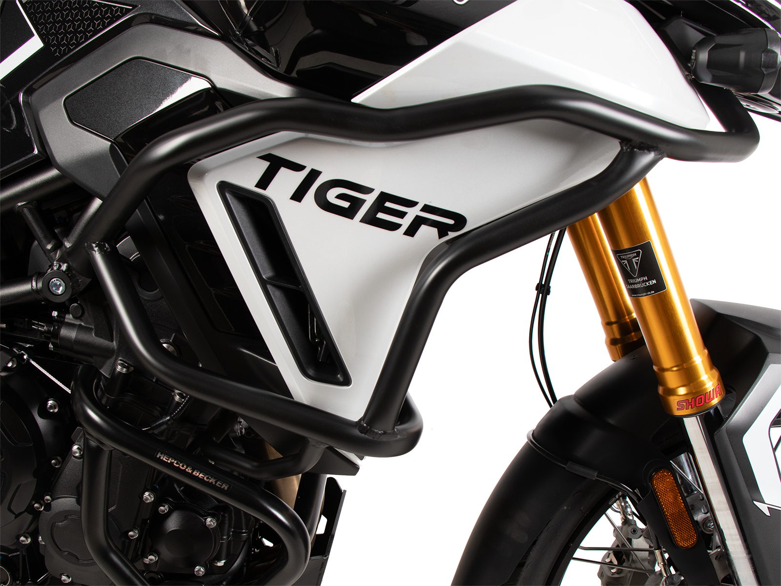 Tankschutzbügel "Solid" schwarz für Triumph Tiger 900 GT / Pro (2024-)
