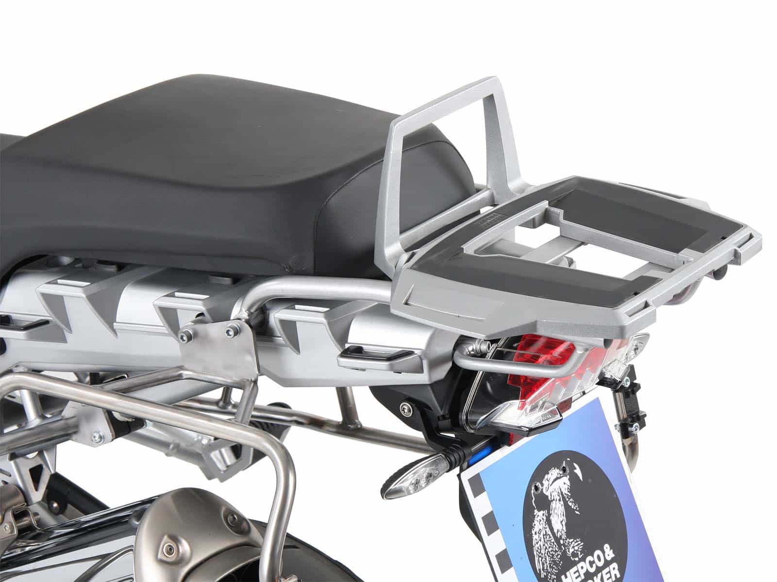 Alurack Topcaseträger silber für BMW R 1200 GS (2004-2007)