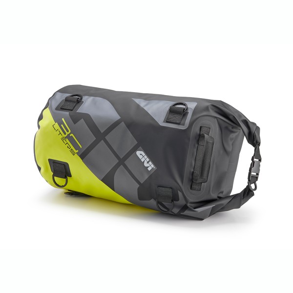 Easy-T Waterproof Gepäckrolle, Volumen 30 Liter, grau-gelb