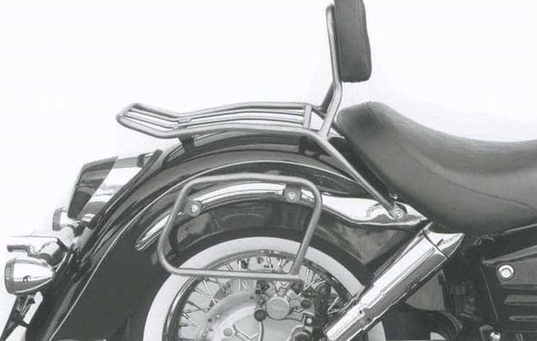 Rohr-Ledertaschenhalter chrom für Honda VT 1100 C3 Shadow (1998-2001)