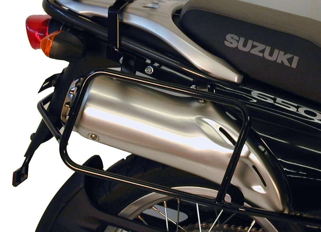 Seitenkofferträger festverschraubt schwarz für Suzuki XF 650 Freewind (1997-2002)
