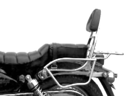 Sissybar ohne Gepäckträger chrom für Suzuki LS 650 (1986-1996)