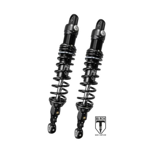 BLACK-T Stereo Federbein Set Stage2 mit Längenjustierung für Triumph Thruxton-R 2016-2018