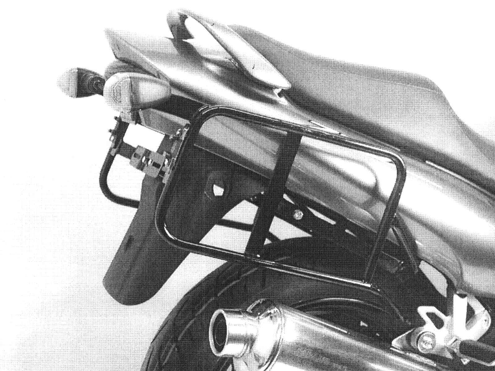 Seitenkofferträger festverschraubt schwarz für Suzuki GSX 750 F (2003-2006)