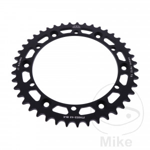 Alu-Kettenrad 43Z Teilung 520 schwarz JT Innendurchmesser 152 Lochkreis 175