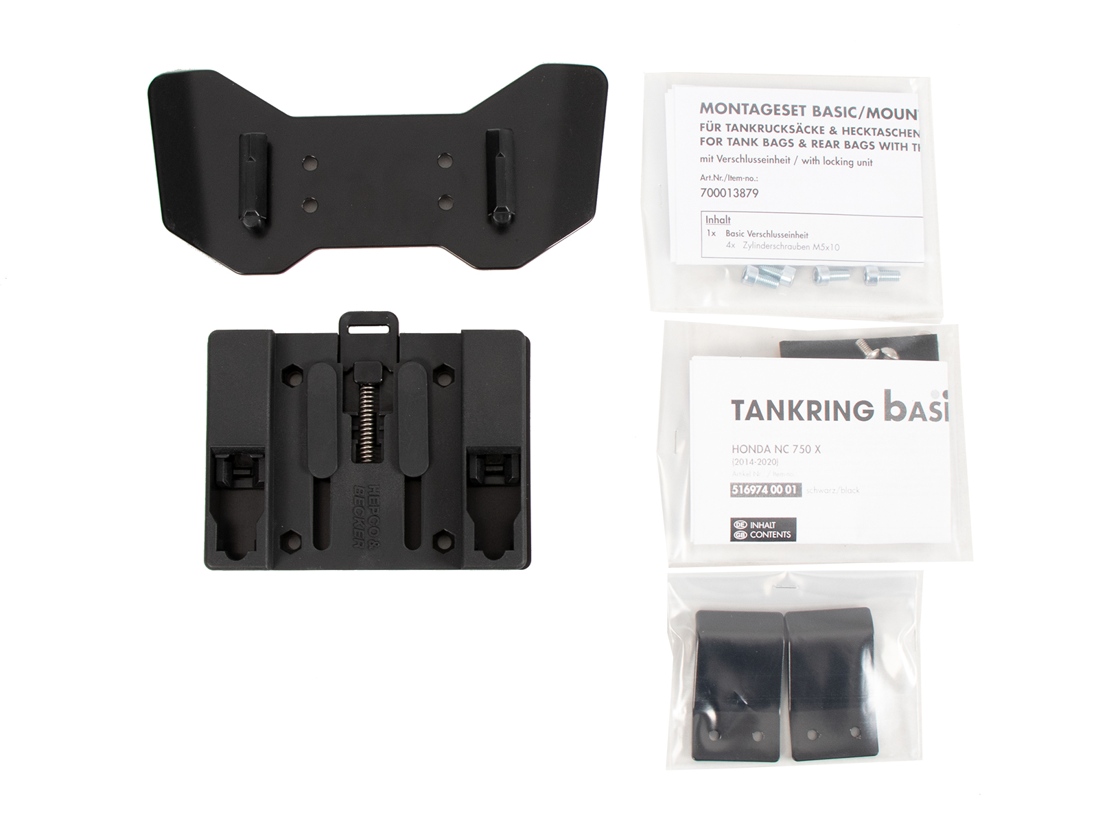 Tankring BASIC inkl. Tankrucksackverschlusseinheit für Honda NC 750 X (2016-2020)