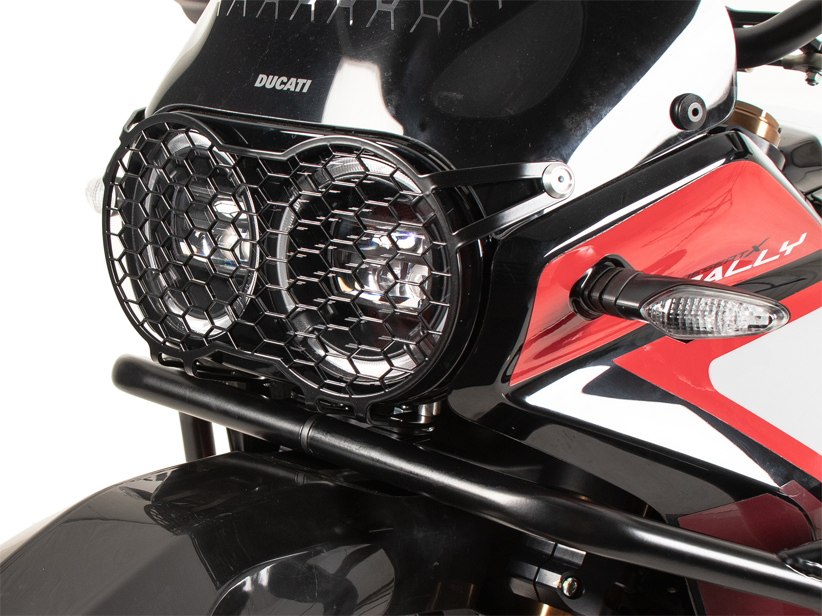 Lampenschutzgitter schwarz für Ducati DesertX Rally (2024-)