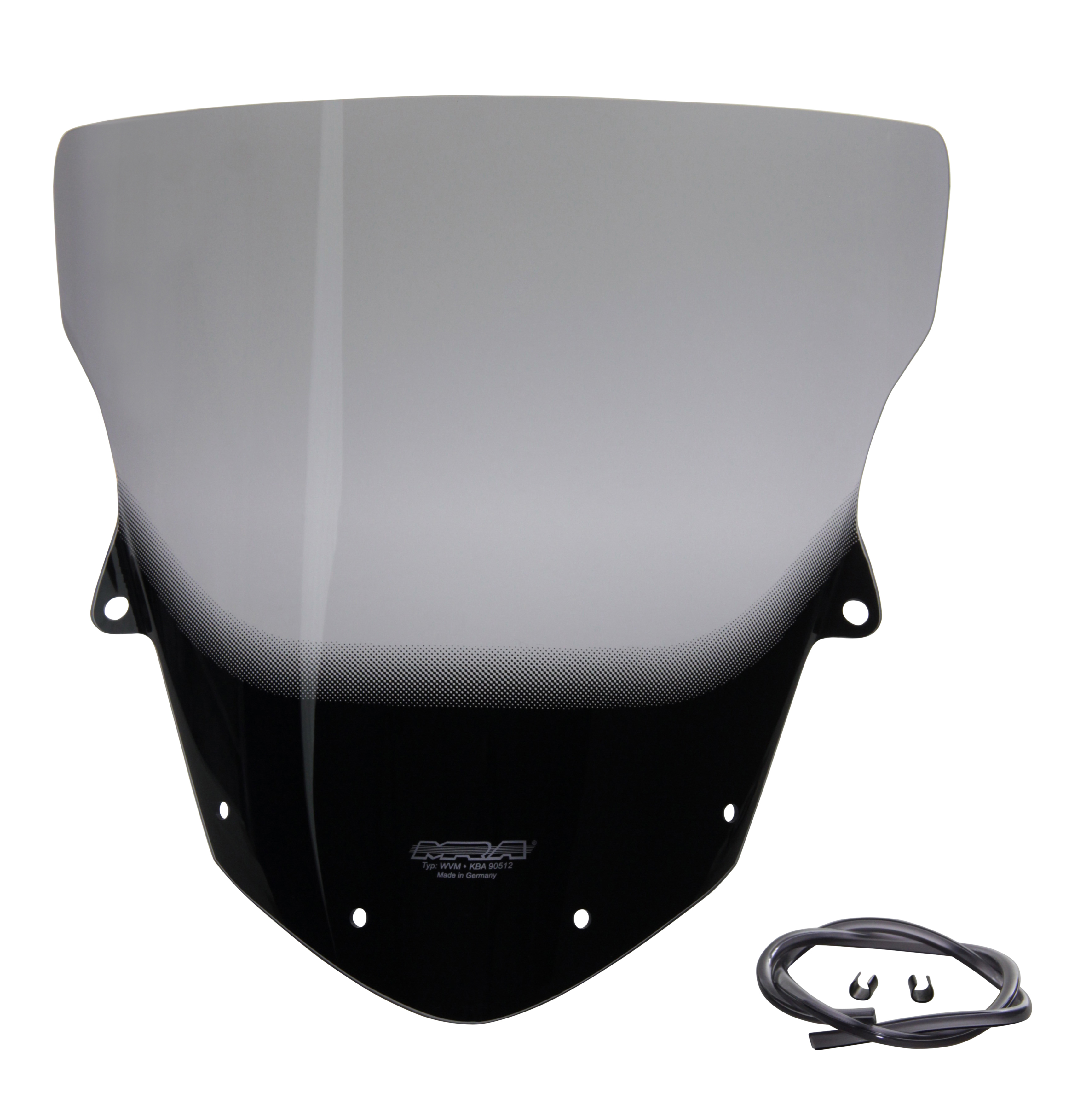 NINJA ZX 6 R - Originalformscheibe "O" 2019-2023 - rauchgrau