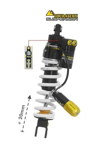 Touratech Suspension Federbein für Honda CRF 1100L Africa Twin ab 2020 Typ Extreme HIGH +20mm