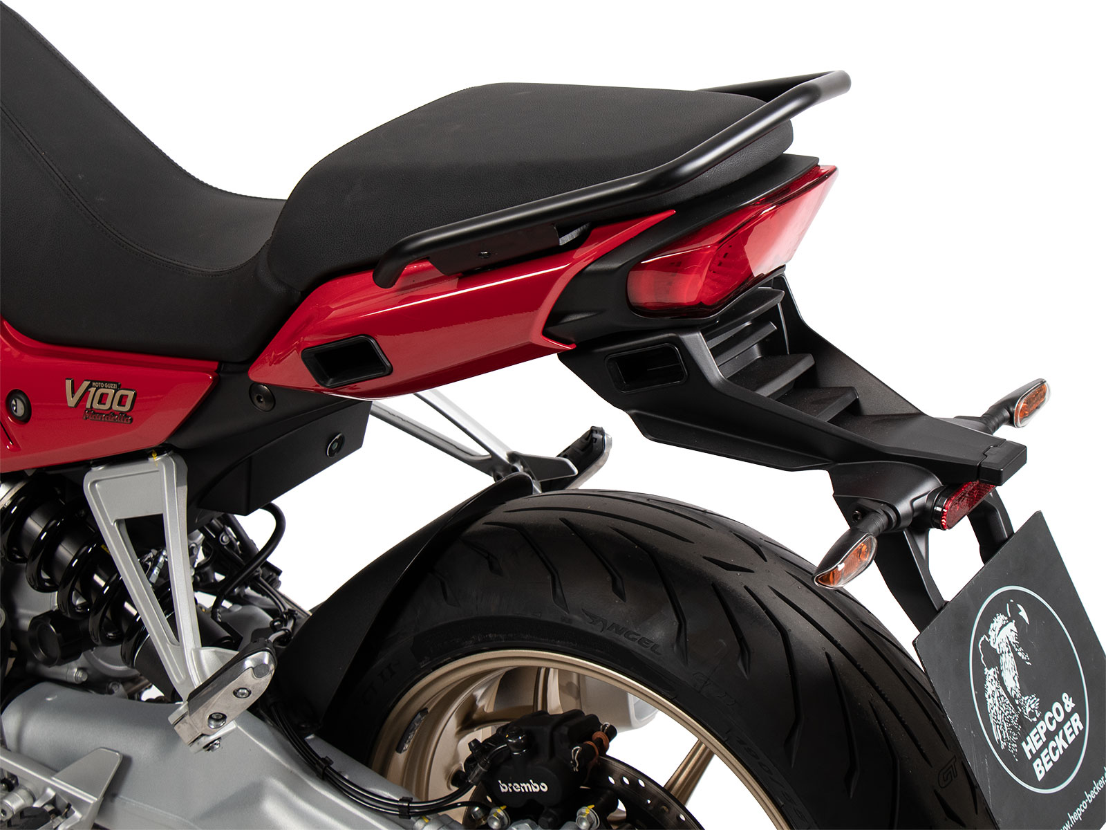 Soziushaltegriff schwarz für Moto Guzzi V100 Mandello / S (2022-)
