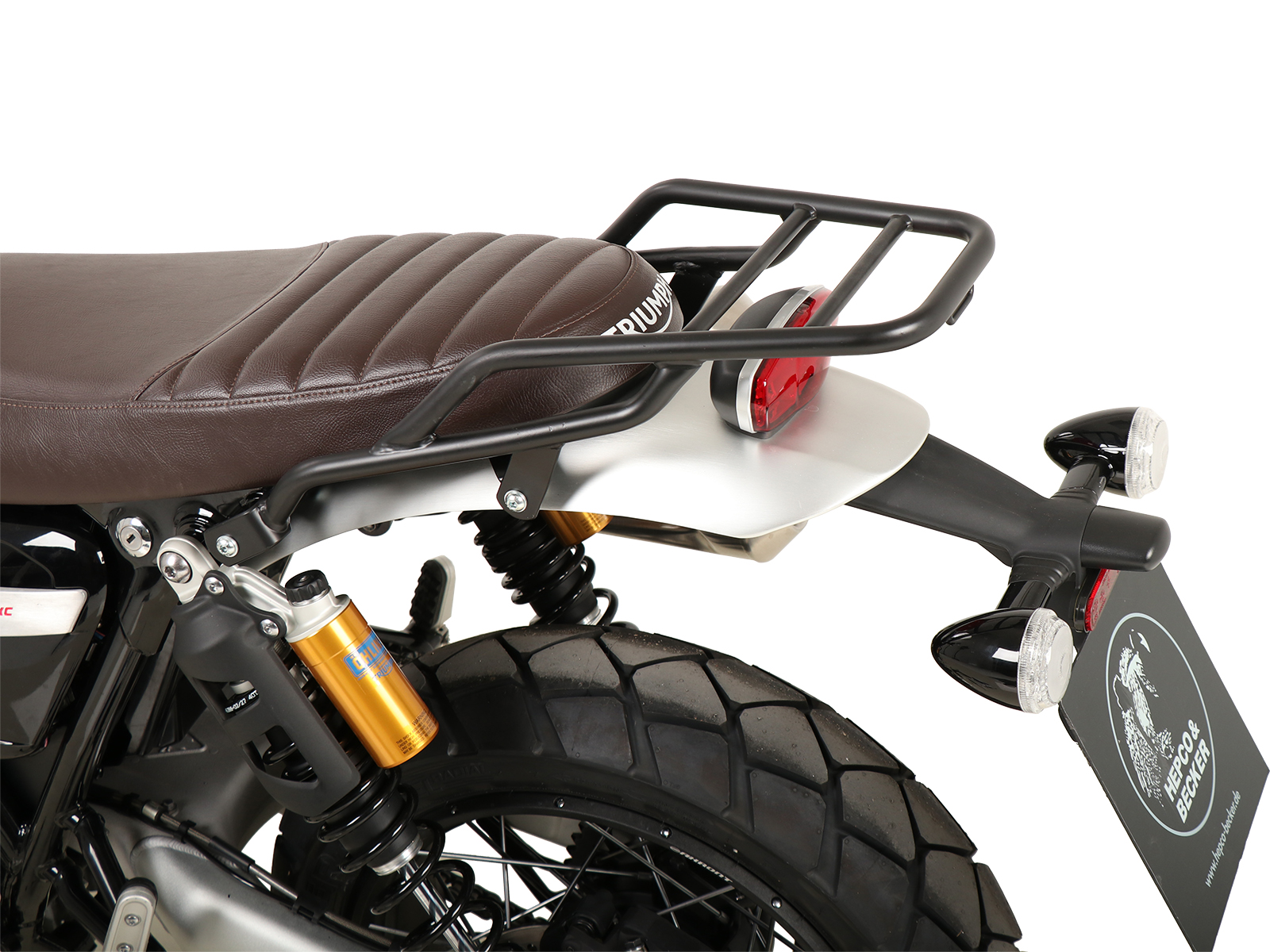 Rohrgepäckbrücke schwarz für Triumph Scrambler 1200 XE (2024-)