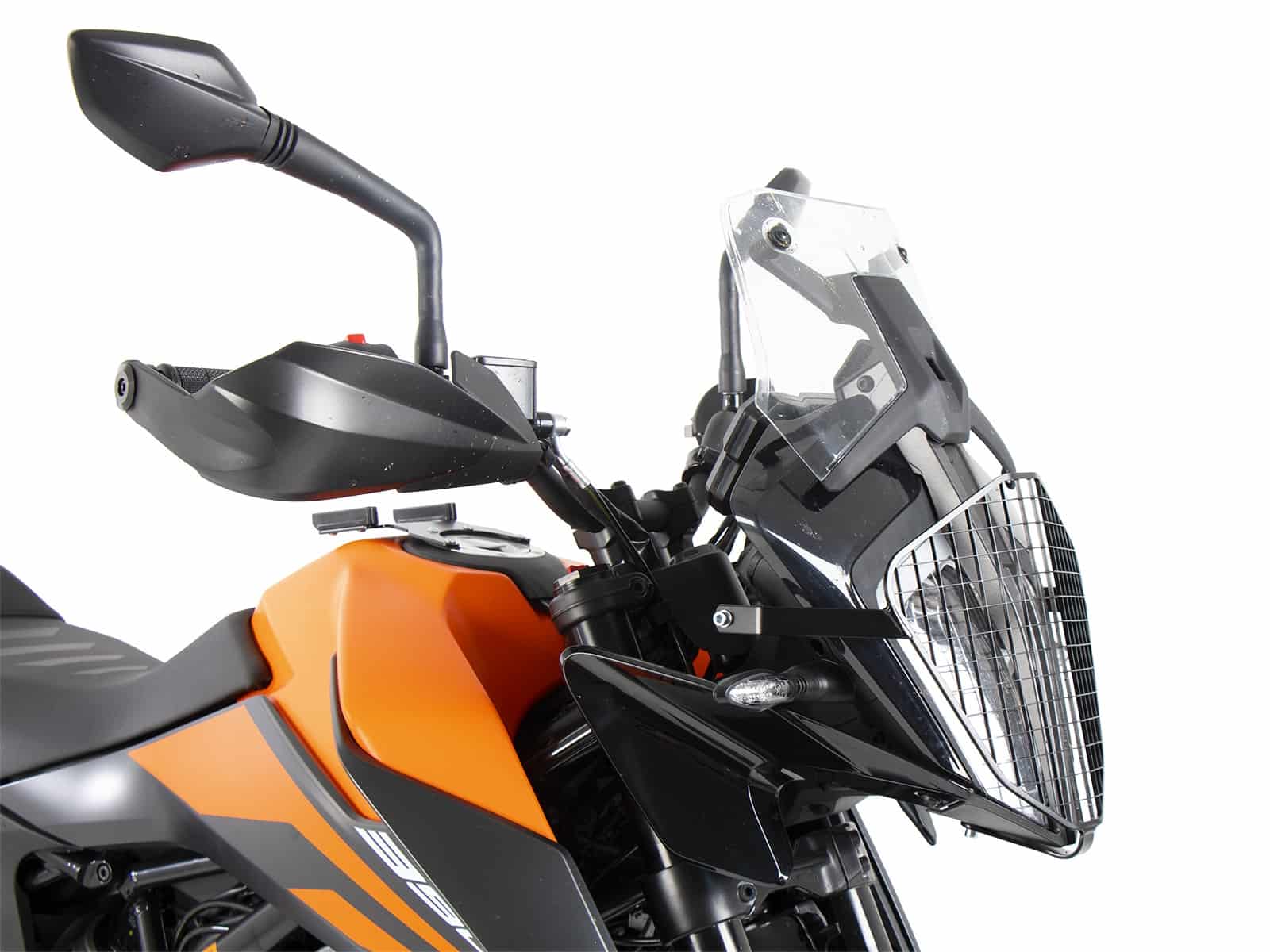 Lampenschutzgitter schwarz für KTM 390 Adventure (2020-2024)