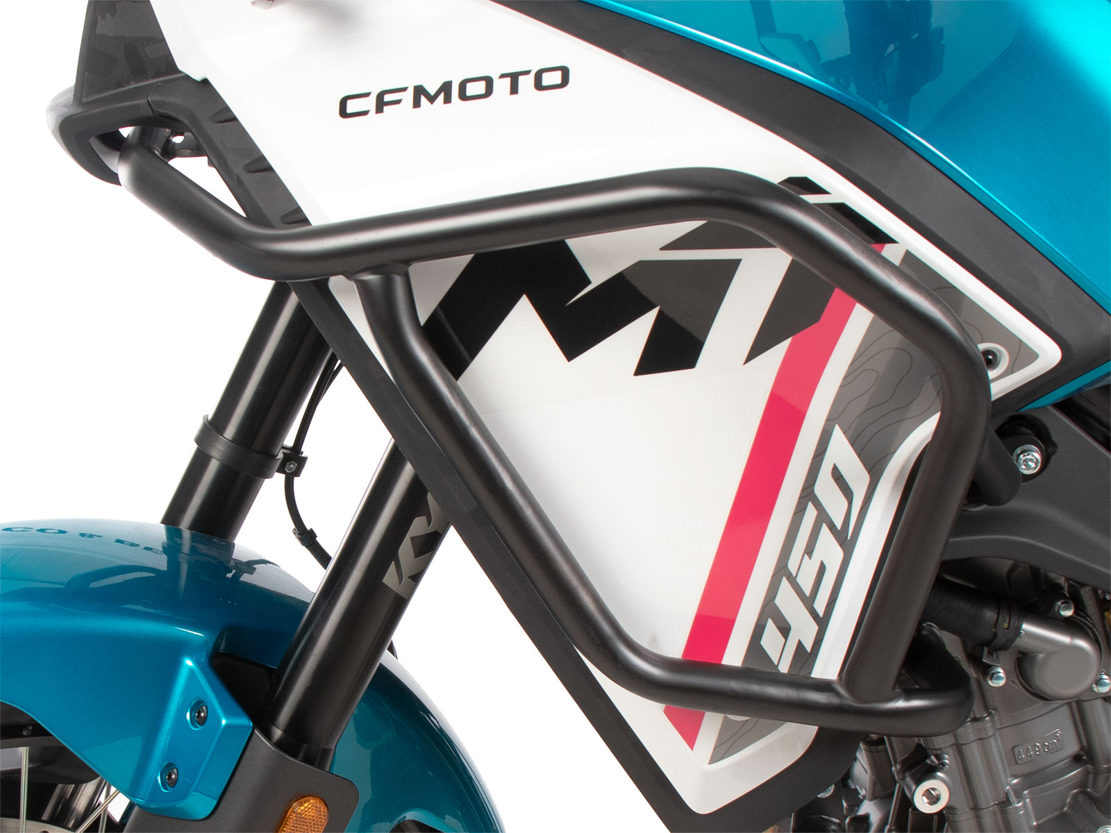 Tankschutzbügel schwarz für CF Moto 450 MT (2024-)