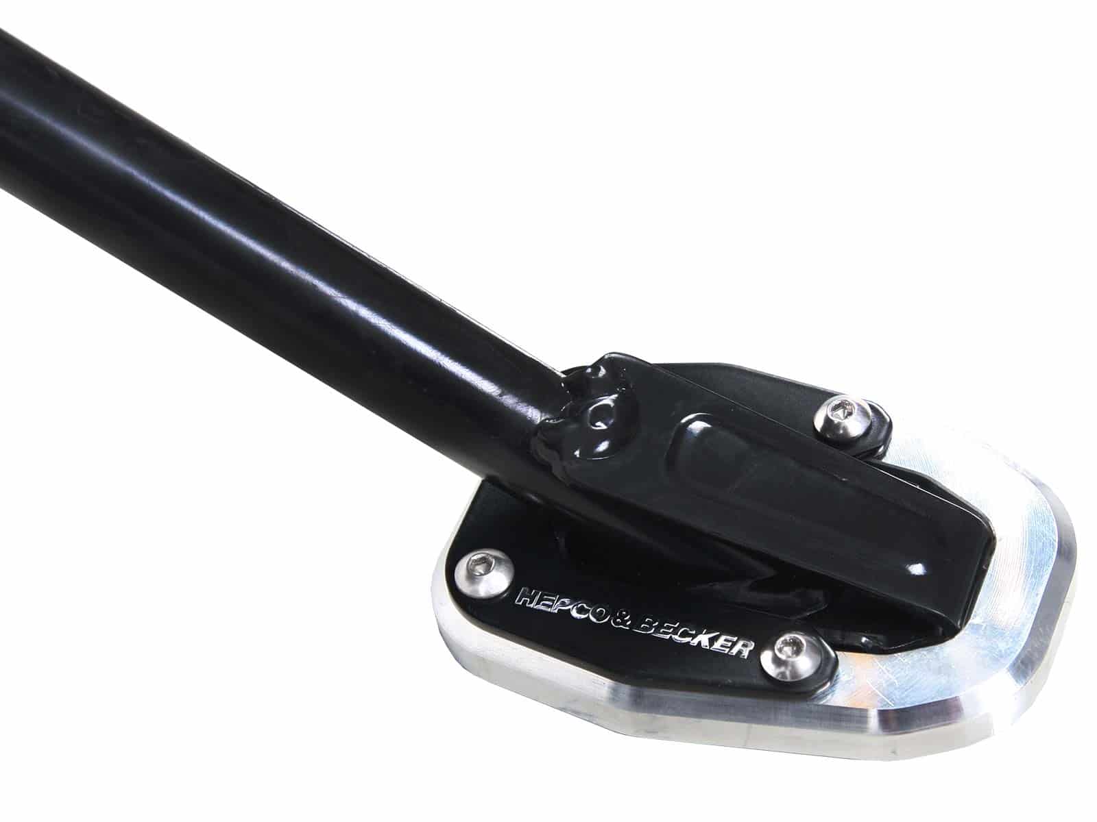 Seitenständerplatte silber/schwarz für Ducati Scrambler 800 Icon / Dark (2023-)