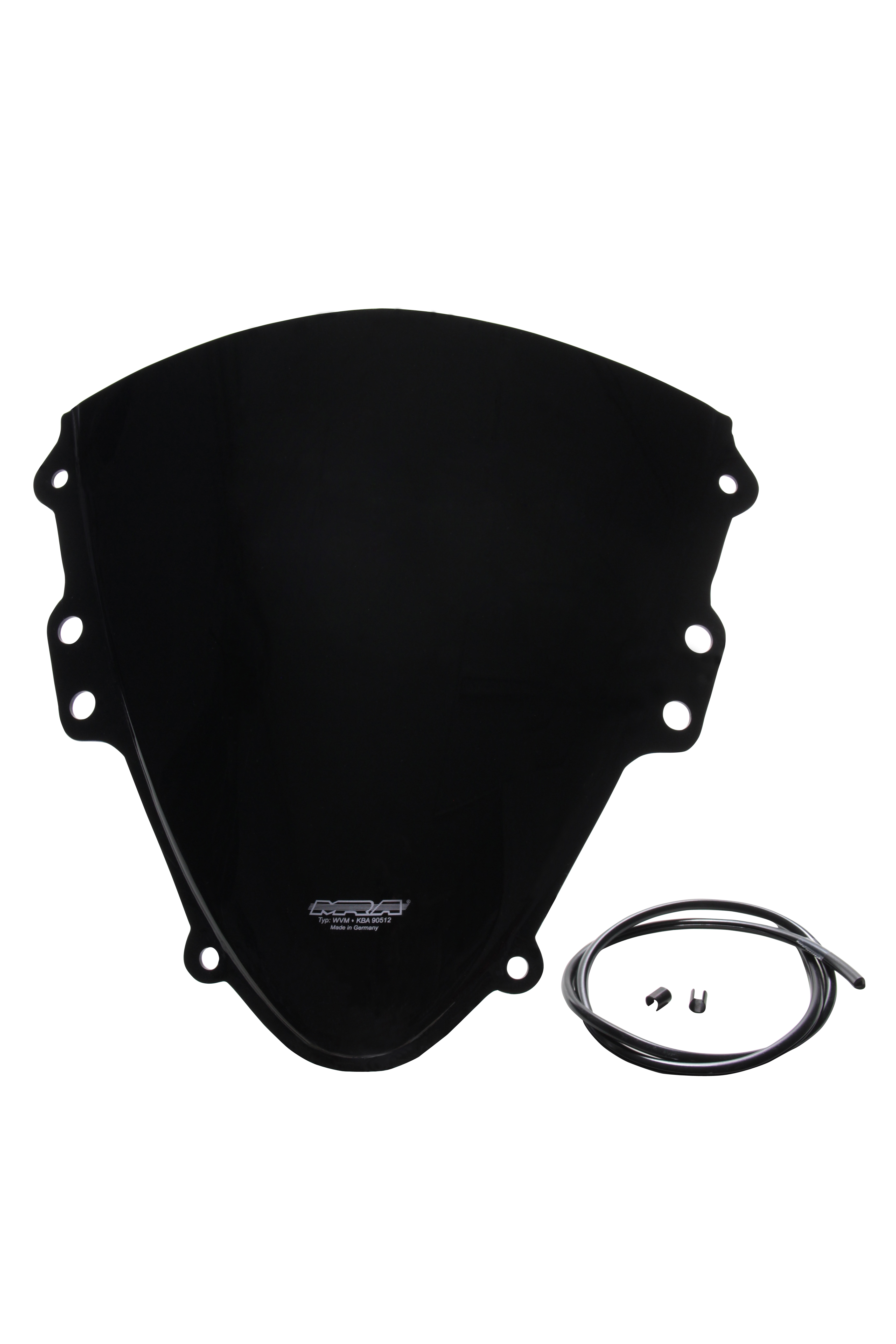 GSX-R 600 / 750 - Originalformscheibe "ON" 2004-2005 - schwarz