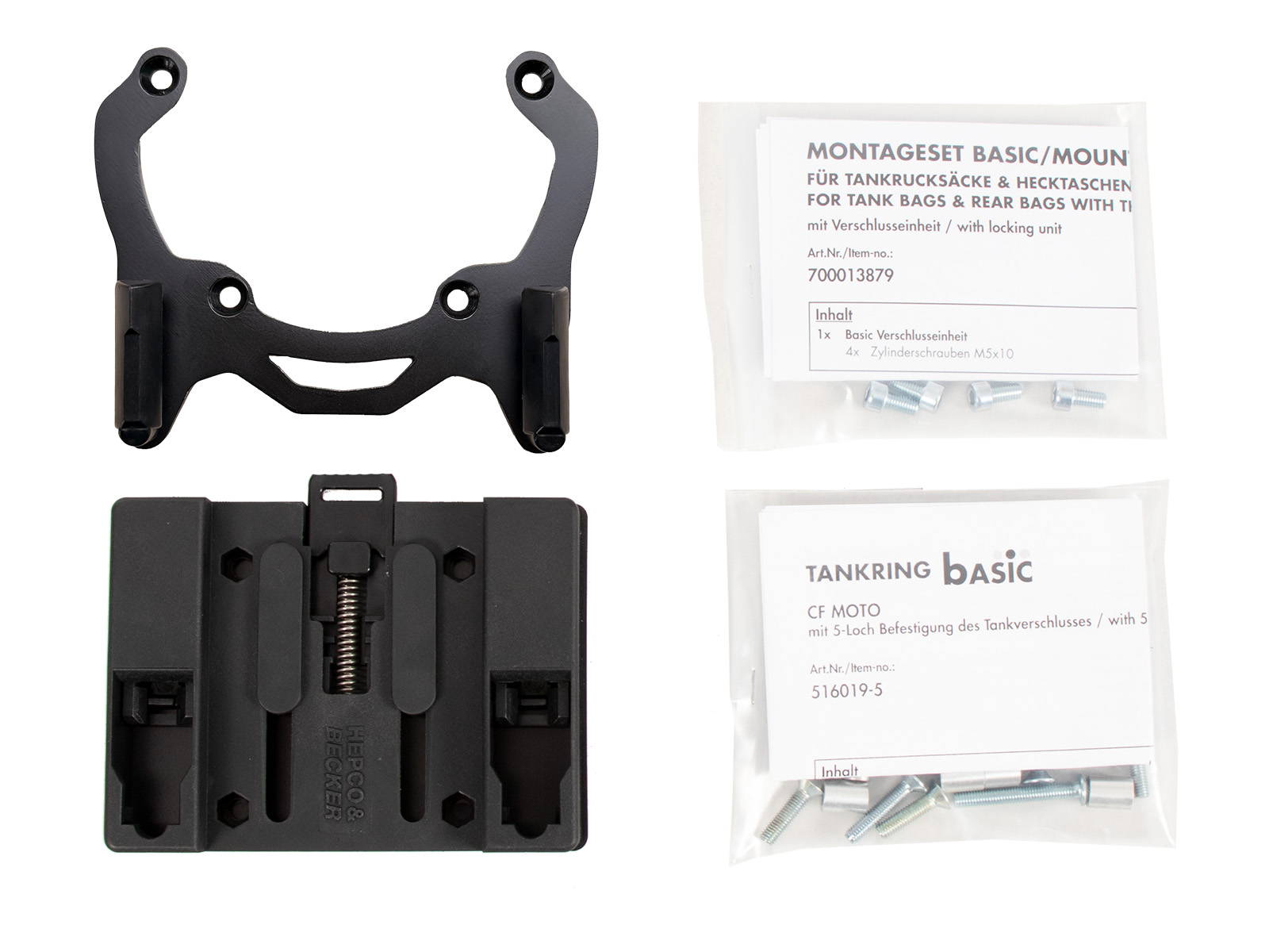 Tankring BASIC inkl. Tankrucksackverschlusseinheit für CF MOTO 650 NK (2016-2024)