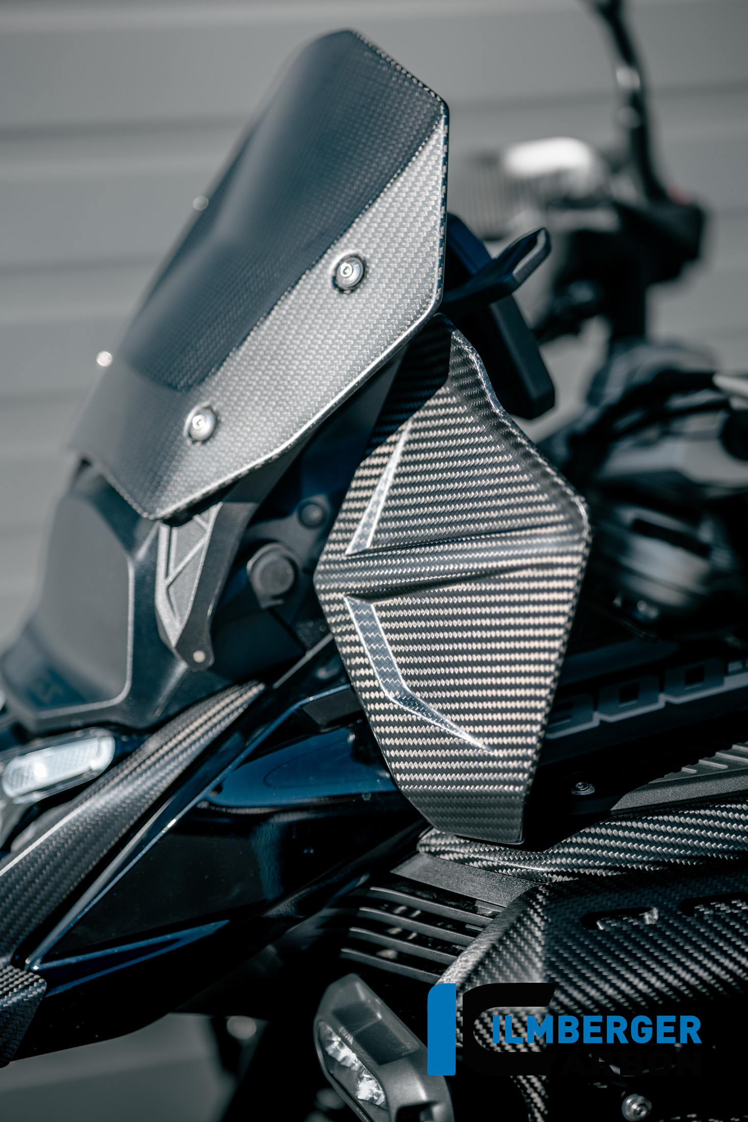 Windabweiser links Carbon matt R 1300 GS Adventure