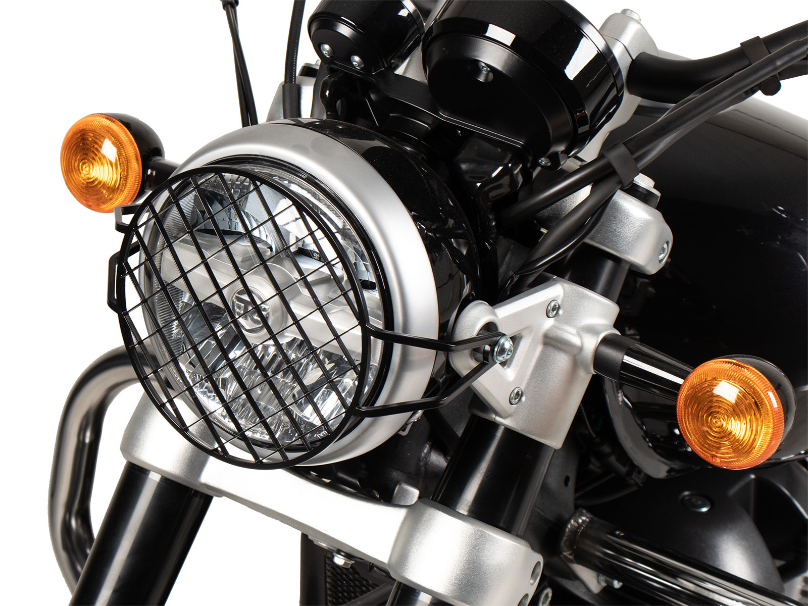 Lampenschutzgitter schwarz für Royal Enfield Super Meteor 650 (2023-)