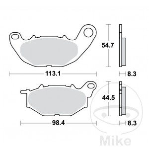 Bremsklotz Sinter TRQ TRW Alternative: 7320095