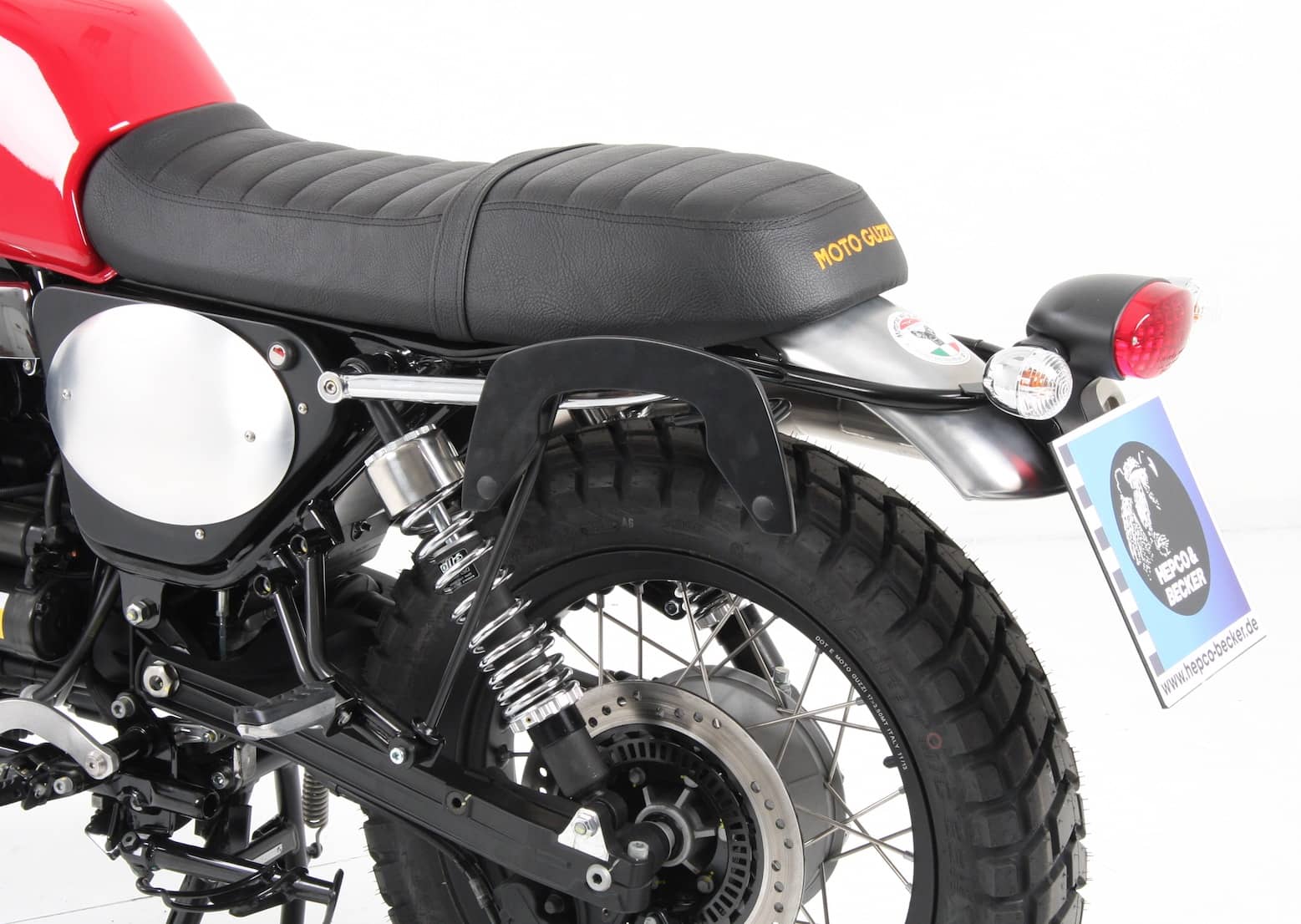 C-Bow Seitenträger einseitig links schwarz für Moto Guzzi V 7 II Scrambler/Stornello (2016)
