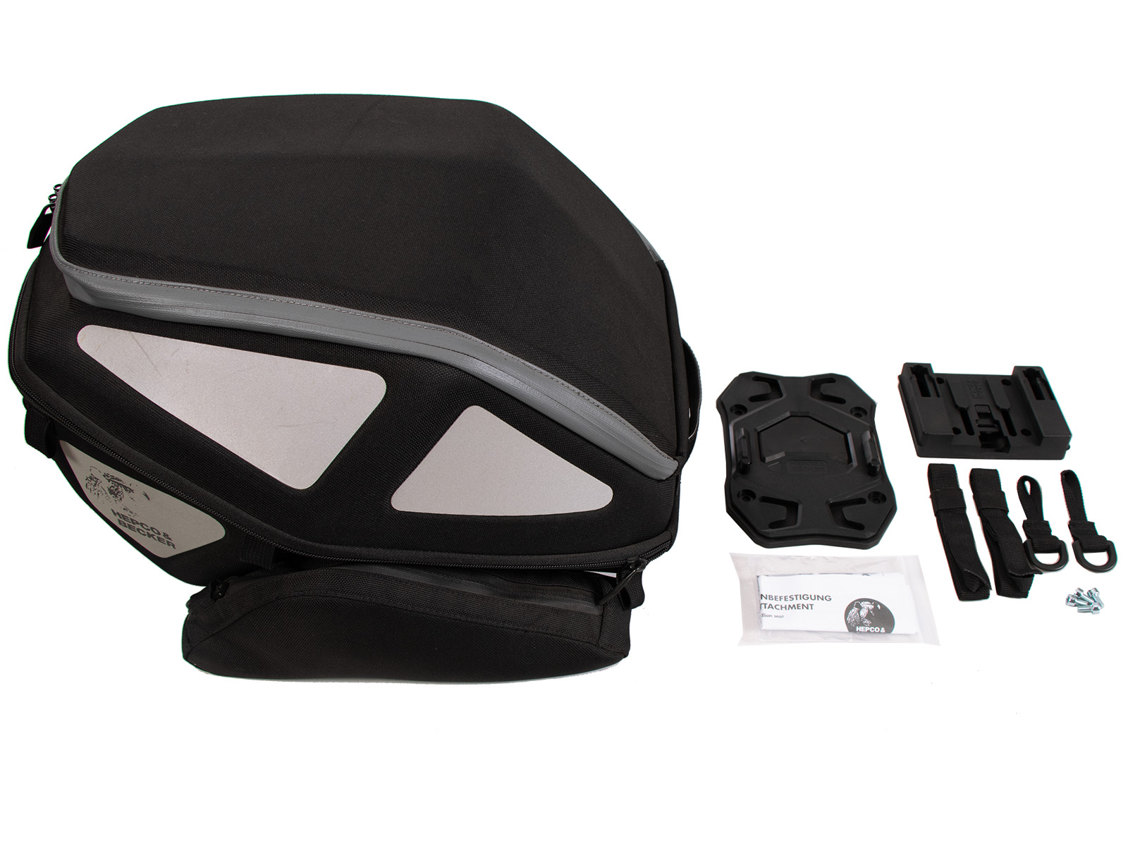 Royster Rearbag Hecktasche schwarz inkl. Seatpad Basic