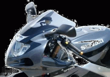 GSX-R 600 01-03/1000 -02/750 00-03 - Originalformscheibe "ON" alle Baujahre - farblos