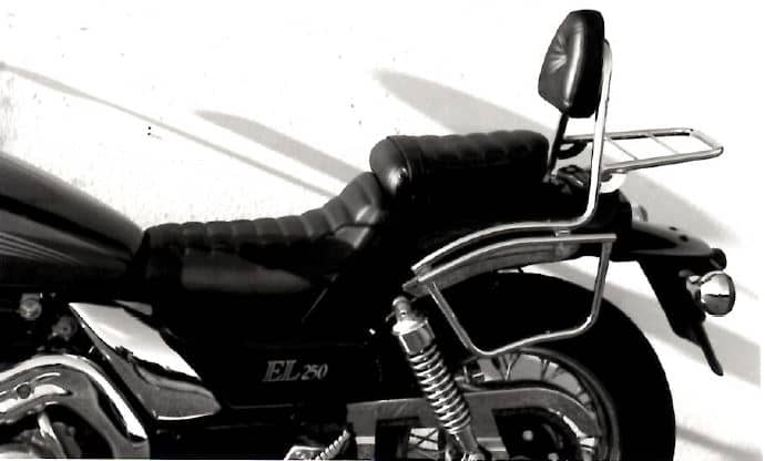 Sissybar ohne Gepäckträger chrom für Kawasaki EL 250 (1994)/EL 252 (1996-2003)