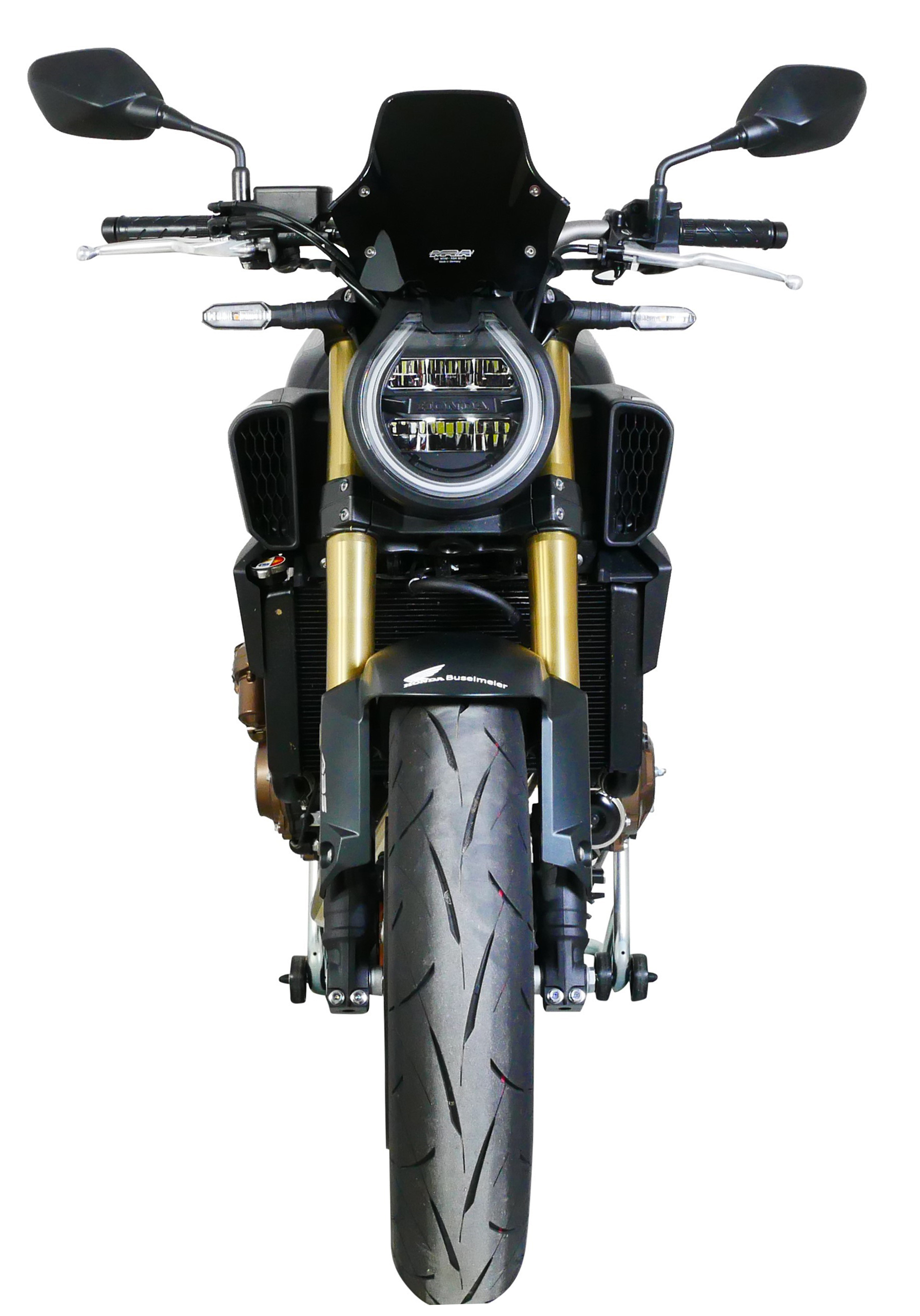 CB 650 R - Racingscheibe "NRM" 2024- - schwarz