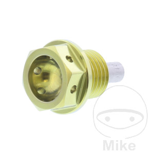 Ölablassschraube magnetisch JMP Bolt M14X1.5 mm 12 mm Titan gold