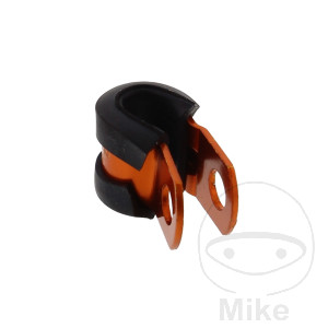 Halter Bremsschlauch JMP Bolt 6 mm Alu orange