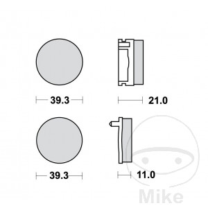 Bremsklotz Standard TRW Alternative: 7326051