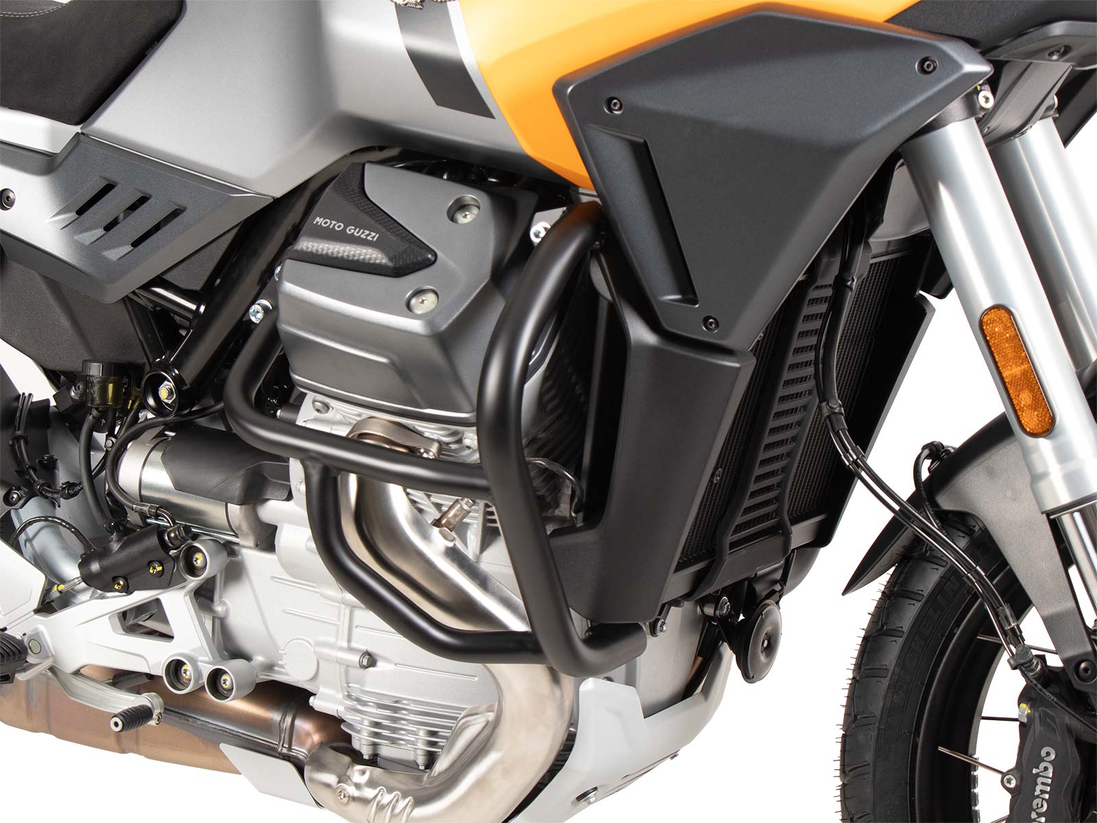 Motorschutzbügel schwarz für Moto Guzzi Stelvio (2024-)