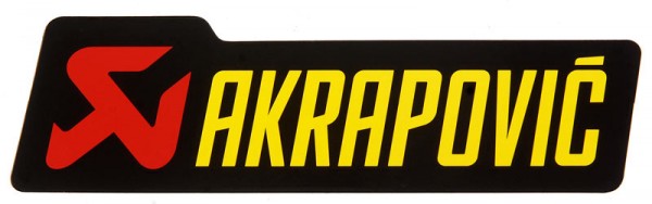 Akrapovic Aufkleber 150 mm hitzefest