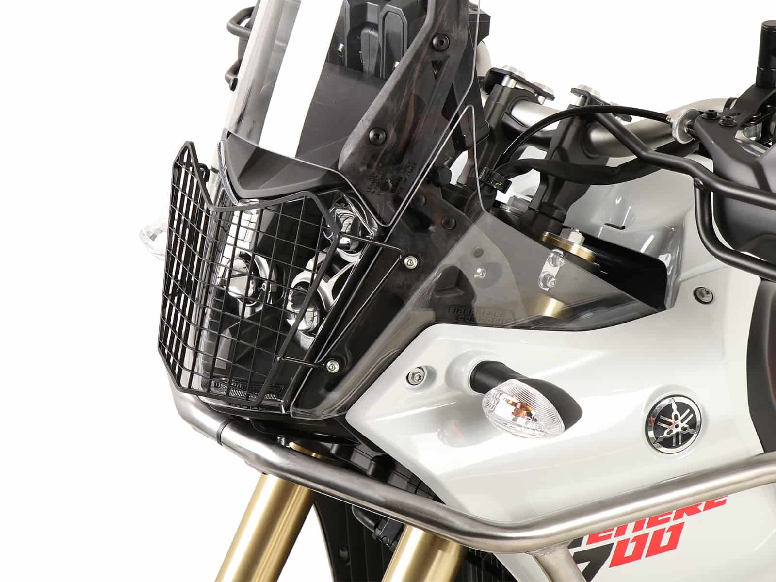 Lampenschutzgitter schwarz für Yamaha Ténéré 700 / Rally (2019-2024)