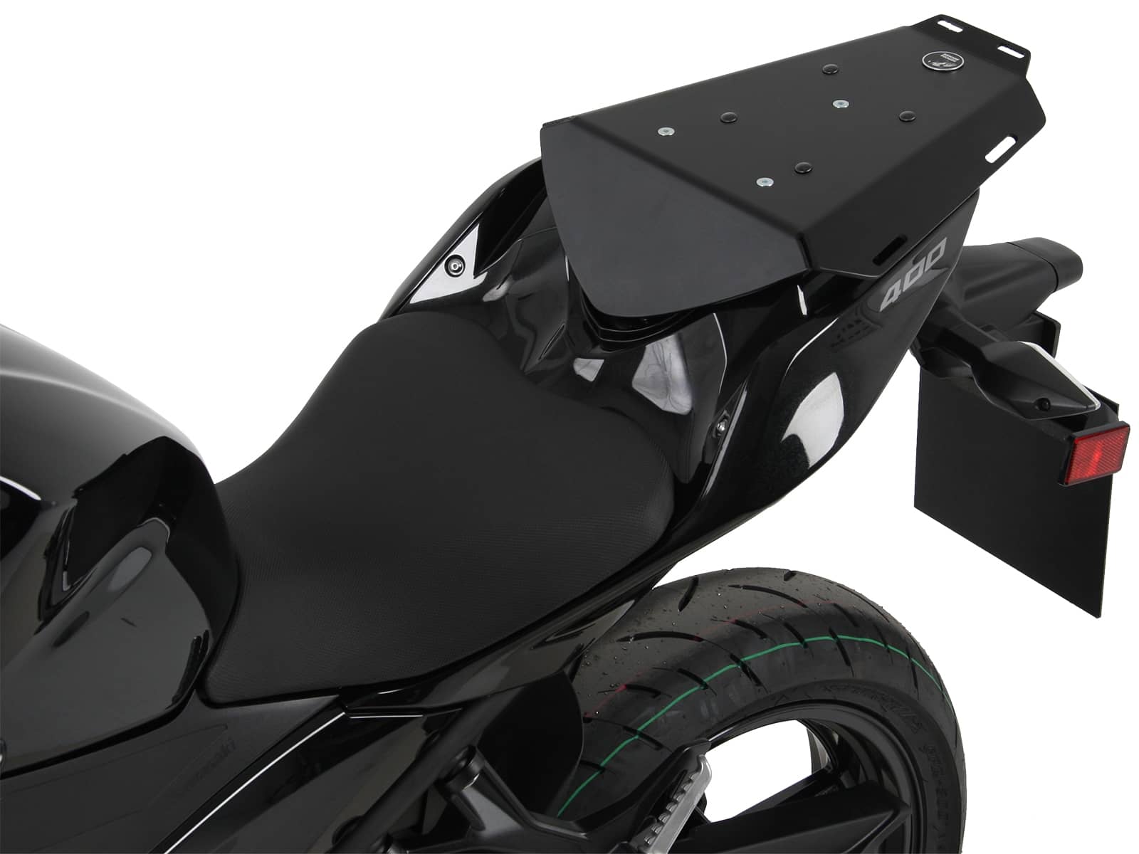 Sportrack schwarz für Kawasaki Ninja 400 (2018-2023)