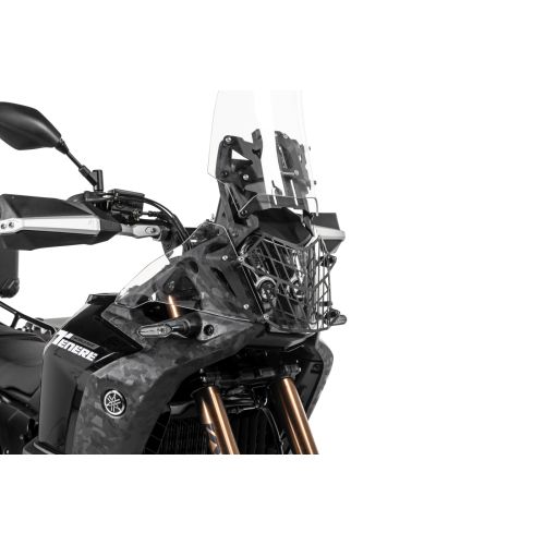 Scheinwerferschutz schwarz mit Schnellverschluss für Yamaha Ténéré 700 World Raid *OFFROAD USE ONLY*